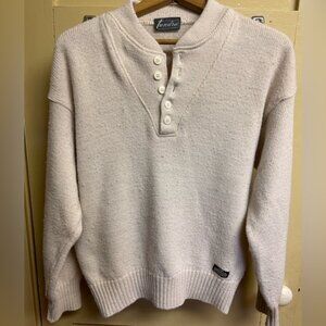 Vintage Tundra Wool Blend 1/4 Button Up Sweater